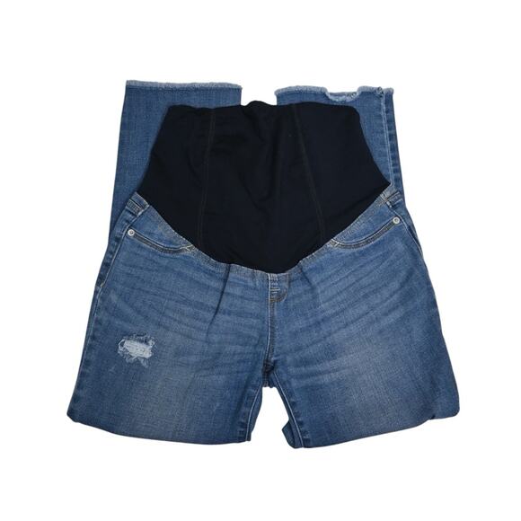 Isabel Maternity Women's 2 Straight Crop Jeans - Picture 4 of 9